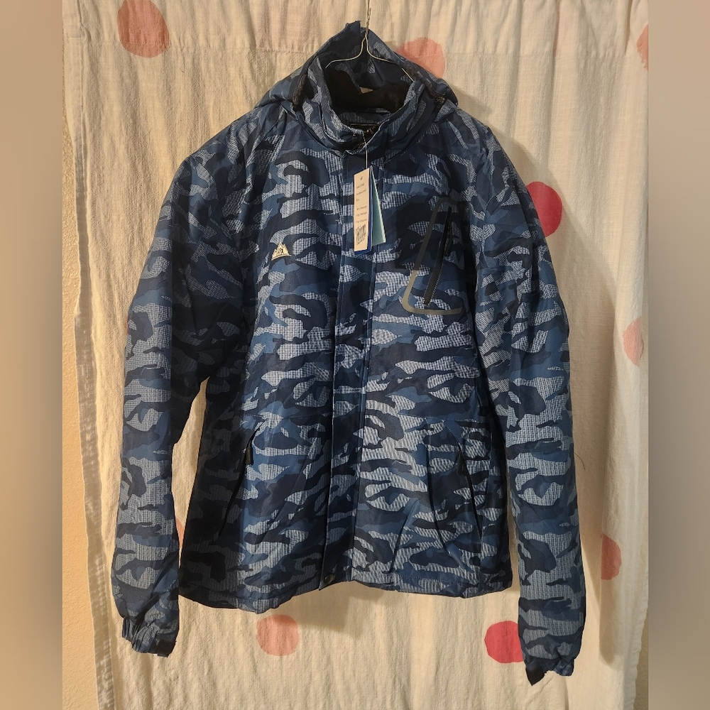 Moerdeng Dark Blue Camo Jacket (L)